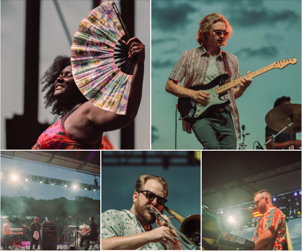 Joslyn & The Sweet Compression play to a large crowd on the second day of the Whizzbanger’s Ball in Glen Jean, WV.